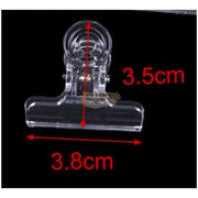 C-Curve Nail Art Pinching Plastic Clip | Clear | 38mm Nail Accessories