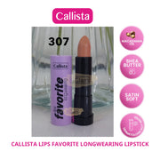 CALLISTA LIPS FAVORITE LONGWEARING LIPSTICK 307 Coffee With Cream Lipstick