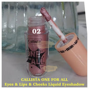 CALLISTA ONE FOR ALL 02 Pink Cosmos Eyes & Lips & Cheeks Liquid Eyeshadow 3.3ml Eyeshadow