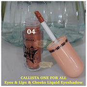 CALLISTA ONE FOR ALL 04 Rich Peach Eyes & Lips & Cheeks Liquid Eyeshadow 3.3ml Eyeshadow