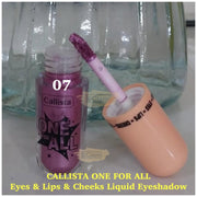 CALLISTA ONE FOR ALL 07 Pretty Violet Eyes & Lips & Cheeks Liquid Eyeshadow 3.3ml Eyeshadow
