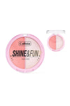 CALLISTA SHINE&FUN FACE DUO 110 Party Gang Blush & Highlight Palette 10g Blush & Highlighter