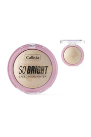 CALLISTA SO BRIGHT BAKED HIGHLIGHTER 01 Snowy Glowy Light 10g Highlighter
