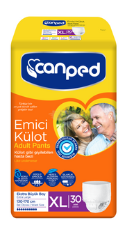 Canped Pants Adults Diaper PACK OF 30 XLarge