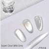 CD18 Silver Cat Eye Gel Polish - Nail Polish Cat Eye Powder