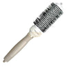 Ceramic Ionic Round White Hair Brush 1.8| Anti‑Frizz & Smooth Styling Hair Brush