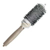 Ceramic Ionic Round White Hair Brush 1.9| Anti‑Frizz & Smooth Styling Hair Brush