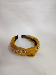 Clarmer Knotted Chain Wide headband Design 18 Hair Accessories