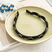 Clarmer Vintage Elegant Headband Black Hair Accessories