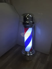 Classic Barber Light Pole | Rotating with light | 40cm Outdoor Lighting