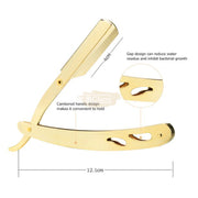 Classic Straight Razor - Gold Razors