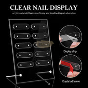Clear Acrylic Nail Display (Display only) Nail Salon Accessories