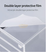 Clear Acrylic Nail Tip Display Board 60 tips - 5 layers Nail Salon Accessories