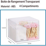Clear Acrylic Storage Organizer 12×10×9.5cm (Container Only) Salon Furniture
