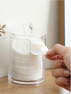Clear Cotton Round Organizer | 9.5*7 cm (container only) Storage Containers