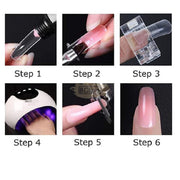 Clear PolyGel Nail Extension Clip Nail Extension Clip