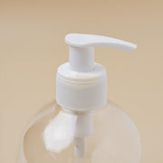 Clear Refillable Bottle With Pump Dispenser - 500ml