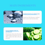 MONDSUB Dual-Color Lip Sleeping Mask Cucumber + HA 12g Set