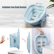 Collapsible Foot Spa Soaking Tub with Massage Rollers Foot Spa