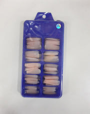 Color Nail Tips | Full Cover | Coffin | 009 (100 pcs/box) Nail Tips