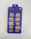 Color Nail Tips | Full Cover | Coffin | 009 (100 pcs/box) Nail Tips
