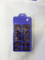 Color Nail Tips | Full Cover | Coffin | 011 (100 pcs/box) Nail Tips