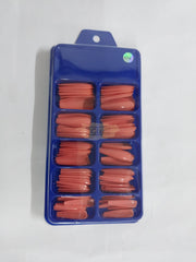 Color Nail Tips | Full Cover | Coffin | 014 (100 pcs/box) Nail Tips