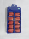 Color Nail Tips | Full Cover | Coffin | 014 (100 pcs/box) Nail Tips