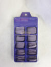 Color Nail Tips | Full Cover | Coffin | 015 (100 pcs/box) Nail Tips