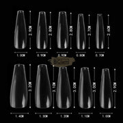 Color Nail Tips | Full Cover | Coffin | 015 (100 pcs/box) Nail Tips