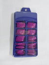 Color Nail Tips | Full Cover | Coffin | 028 (100 pcs/box) Nail Tips