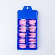 Color Nail Tips | Full Cover | Stiletto | 04 Pink (100 pcs/box) Press On Nails