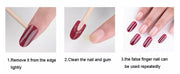 Color Nail Tips | Full Cover | Stiletto | 12 Red (100 pcs/box) Press On Nails