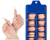 Color Nail Tips | Full Cover | Stiletto | 14 Peach (100 pcs/box) Press On Nails