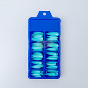 Color Nail Tips | Full Cover | Stiletto | 17 Mint Green (100 pcs/box) Press On Nails