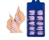 Color Nail Tips | Full Cover | Stiletto | 18 Lilac (100 pcs/box) Press On Nails