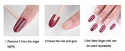 Color Nail Tips | Full Cover | Stiletto | 19 Fuchsia (100 pcs/box) Press On Nails