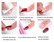 Color Nail Tips | Full Cover | Stiletto | 19 Fuchsia (100 pcs/box) Press On Nails