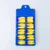 Color Nail Tips | Full Cover | Stiletto | 20 Yellow (100 pcs/box) Press On Nails
