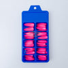 Color Nail Tips | Full Cover | Stiletto | Bubble Gum Pink (100 pcs/box) Press On Nails