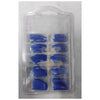 Colored Half Cover French Nail Tips 100 pcs - Aqua Nail Tips
