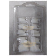 Colored Half Cover French Nail Tips 100 pcs - Beige Nail Tips