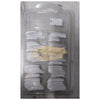 Colored Half Cover French Nail Tips 100 pcs - White Nail Tips