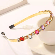 Colorful Glass Rhinestone Headband Hair Accessories