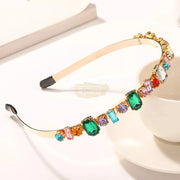 Colorful Glass Rhinestone Headband Hair Accessories
