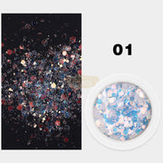 Colorful Nail Sequins - Available in 8 colors 1 Nail Sequins