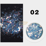 Colorful Nail Sequins - Available in 8 colors 2 Nail Sequins