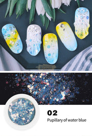 Colorful Nail Sequins - Available in 8 colors Nail Sequins