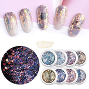 Colorful Nail Sequins - Available in 8 colors Nail Sequins
