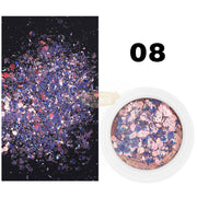 Colorful Nail Sequins - Available in 8 colors 8 Nail Sequins